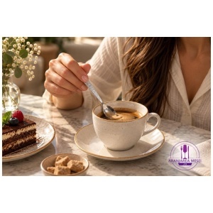 VENUS - Tacamuri inox 18-0  (Set 6 persoane - 24 piese)  (B1410-24)