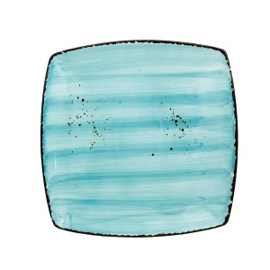 ANDALUZ Platou portelan patrat albastru 30*30*2.6 cm