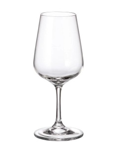 APUS Set 6 pahare sticla cristalina Bohemia vin 250 ml - Img 2