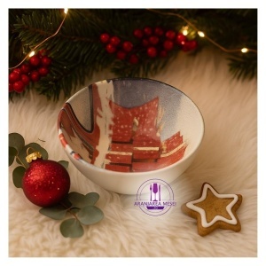 Bol ceramica decor "Cadouri" 10 cm