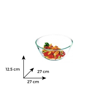 Bol salata sticla termorezistenta 3.5 l - Img 7