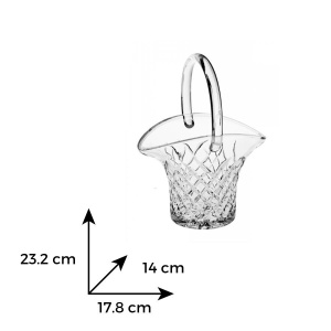 Cosulet cristal Bohemia 23 cm - Img 3