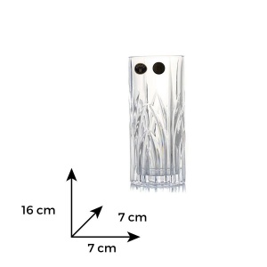 ELISE Set 6 pahare cristal Bohemia apa 350 ml - Img 5