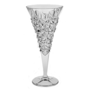 GLACIER Set 6 pahare cristal Bohemia vin 250 ml - Img 1
