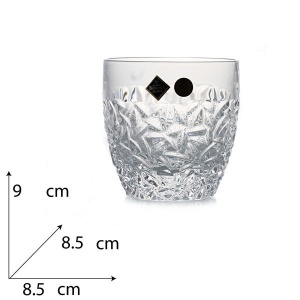 NICOLETTE Set 6 pahare cristal Bohemia whisky 350 ml - Img 3