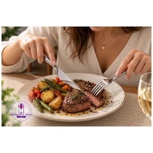NOBU - Tacamuri inox 18-10  (Set 6 persoane - 30 piese)  (D1810-30)