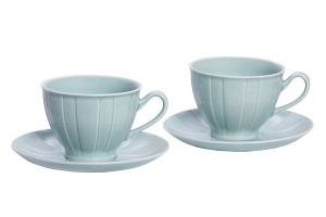 OCTAVIA MINT Serviciu ceai/cafea portelan 6 persoane 250 ml - Img 2