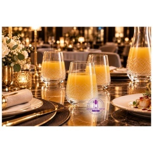 SANDRA FROZEN - Pahare apa sticla cristalina Bohemia 380 ml (set 6 bucati) (23013-380-CH019)