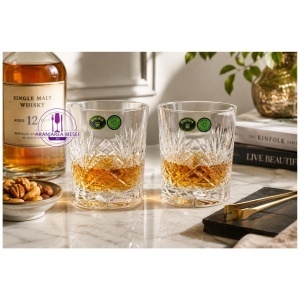 Set 6 pahare cristal Bohemia whisky 270 ml