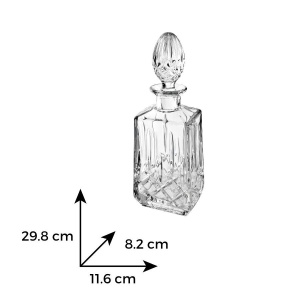 SHEFFIELD Decantor cristal Bohemia whisky 750 ml - Img 3