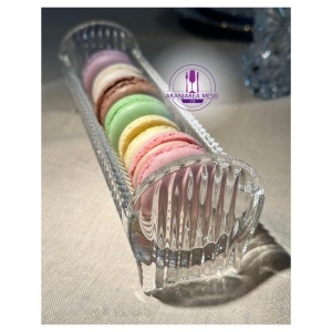 Suport biscuiti cristal Bohemia 23 cm - Img 6