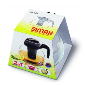 SVATAVA Ceainic sticla termorezistenta cu infuzor 1.5 l - Img 4