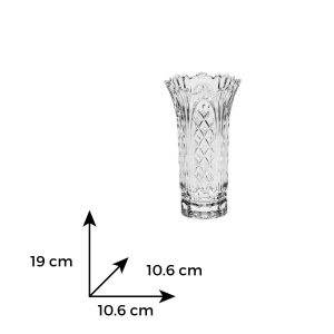 Vaza cristal Bohemia 19 cm - Img 4