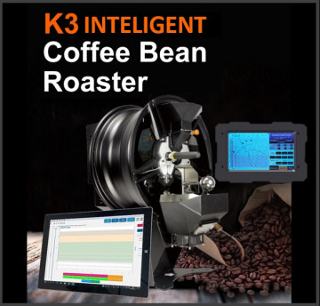 KALEIDO K3 - carbon fiber infrared heating Coffee Roaster (100 - 500g)