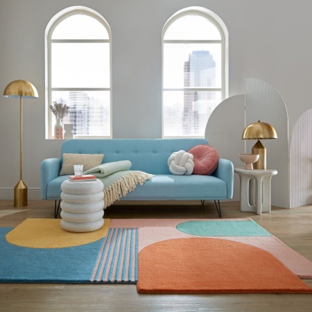 Абстрактен ромбоиден килим Aramiu 120X180 cm, Flair Rugs