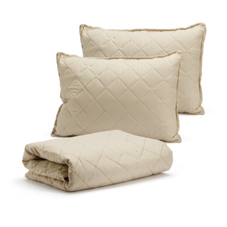 Двойно одеяло 200x220 Sweet V3 Cream, 2 възглавници 50x70 cm