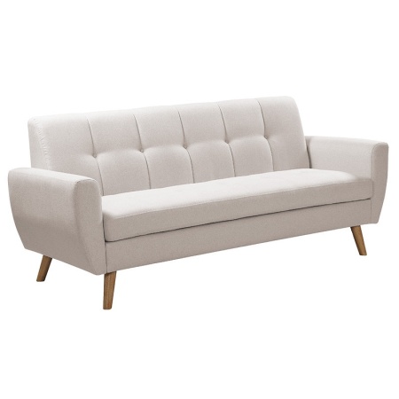 Диван за 3 места Decency текстил бежов 203x75x86 см