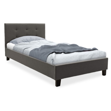 Единично легло 100x200 см Магo 9912 Тъмен сив