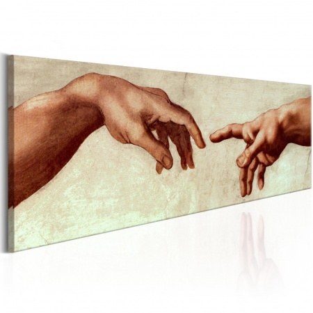 Картина - Божият пръст 120x40 см