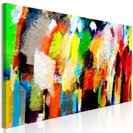 Картина - Цветни вариации 135x45 см