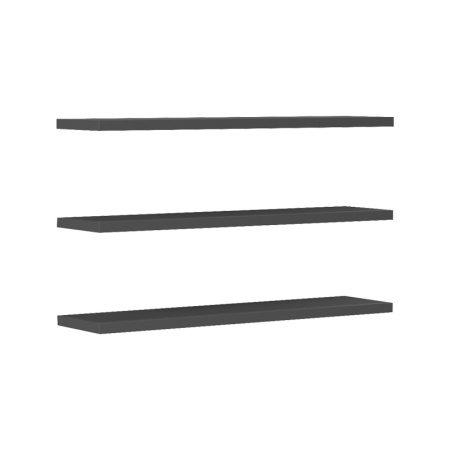 Комплект от 3 стенни рафта Divar Pako Pako World Grey 60x14.5x1.8 cm
