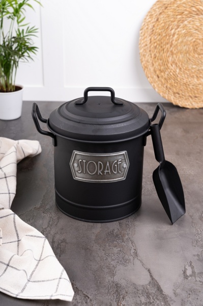 Контейнер за съхранение MGL0035 Черен 26x23x18 см