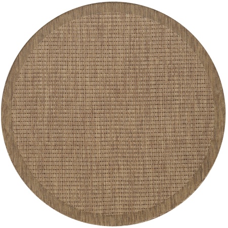 Кръгъл килим Giza Brown 200x200 cm