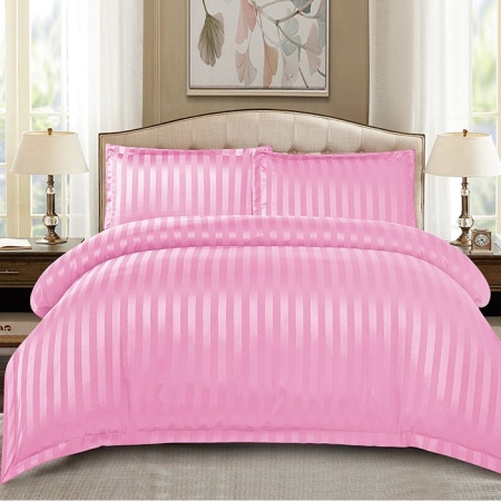 Ленено платно Damasc Stripe Pink 4 броя (Finet)