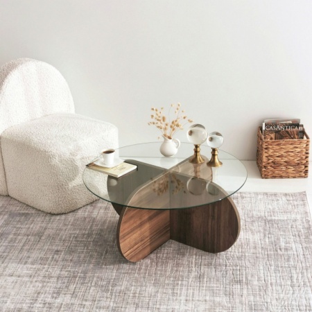 Масичка за кафе Bubble Walnut