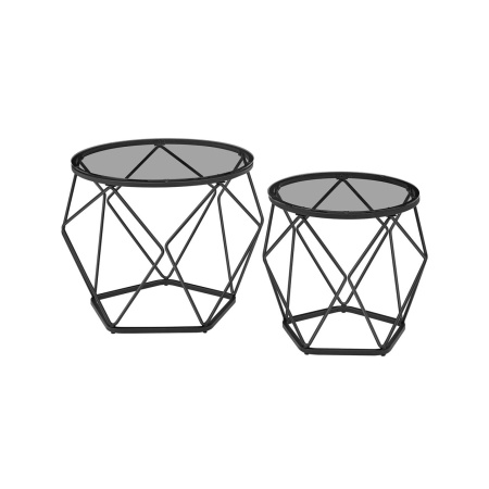 Масичка за кафе Vasagle Black 48.2x48.2x48.2x39.2 cm