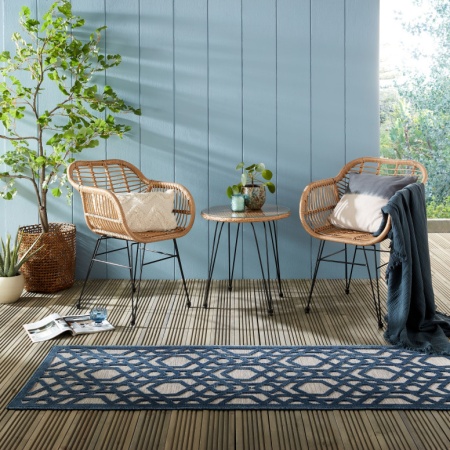 Пътека Оро Синя 66X230 см, Flair Rugs