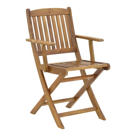 Сгъваем стол за градина Recofly Кафяв 52x53x85 см