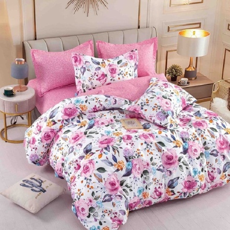 Спално бельо с ластик 180x200 Cassey, 6 части (фино)