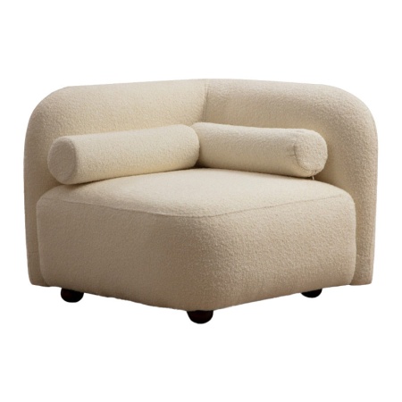 Фотьойл Tranquil от текстил boucle крем 90x90x74см