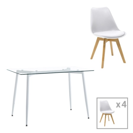 5 части Quana-Gaston White 120x70x75 cm Quana-Gaston White