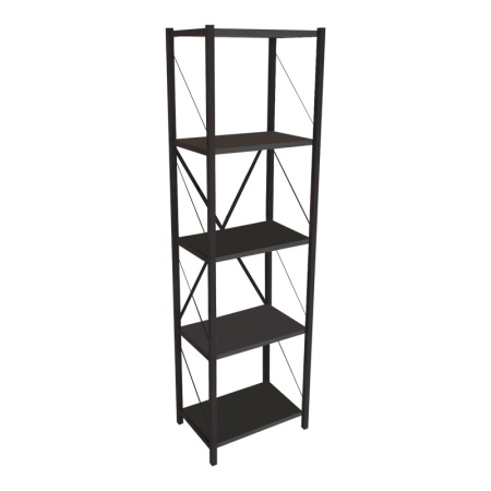 Библиотека Glase Pako World Anthracite 40x30x150 cm
