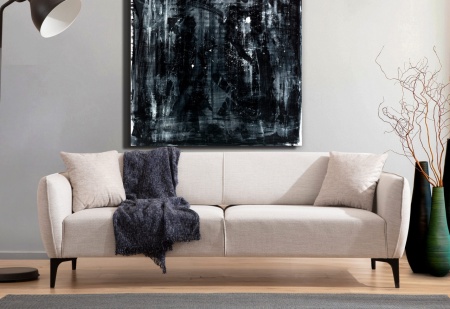 Диван с 3 места Belissimo Bej 220x67x95 cm