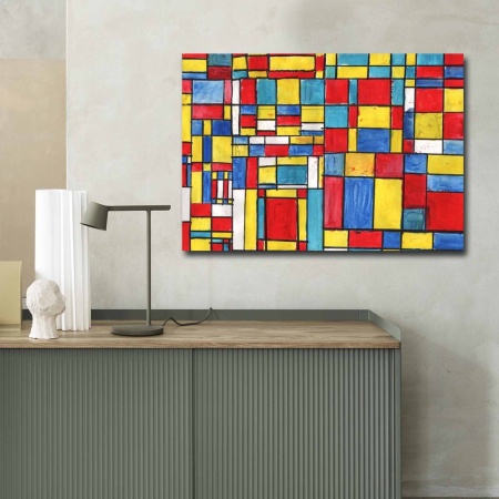 Картина Rainbow Palette 3 Многоцветна 70x100x3 см