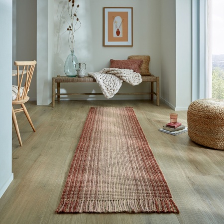Килим Mottle Mottle Jute Shade Red 60X230 cm, Flair Rugs