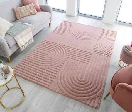 Килим Zen Garden Розов Пал 120X170 см, Flair Rugs