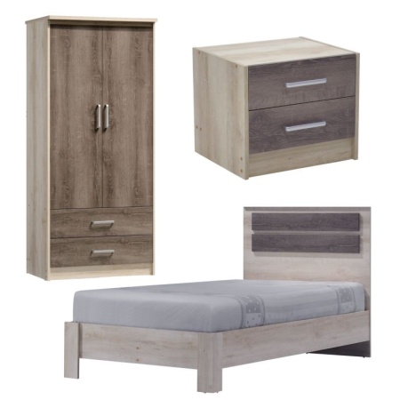 Комплект мебели за спалня за ученици Comfort, 3 части Castillo - Toro