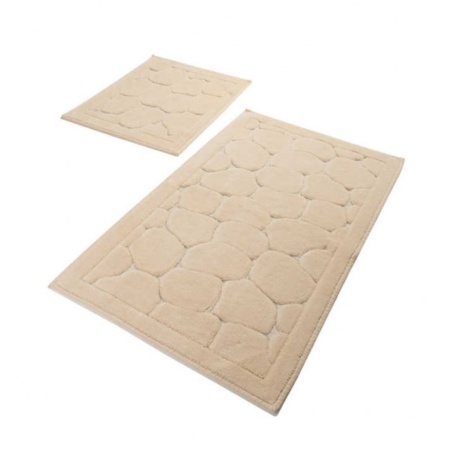 Комплект от 2 изтривалки за баня Parma Beige (100% памук)