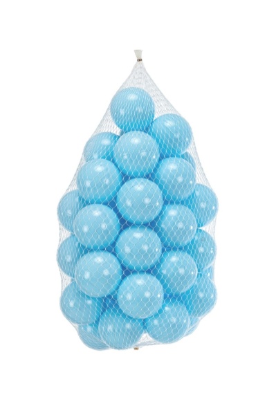 Комплект от 50 пластмасови топки Blue 7x7x7 cm