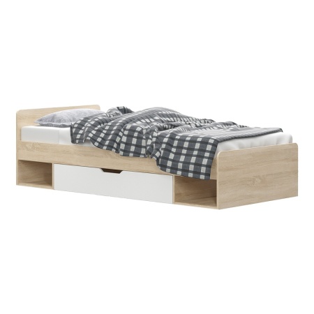 Легло за 1 лице с място за съхранение Letto Pako World Oak Letto Pako World Oak 90x200x60 cm