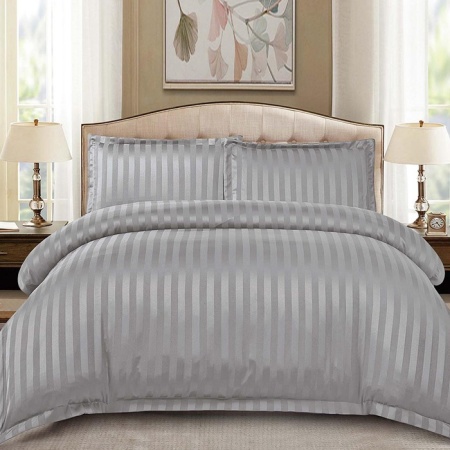 Ленено платно Damasc Stripe Grey Stripe Open 4 броя (Finet)