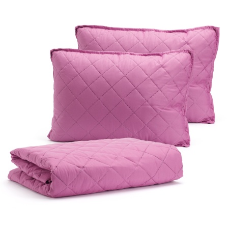 Покривка за двойно легло 200x220 Sweet V4 Fuchsia, 2 възглавници 50x70 cm