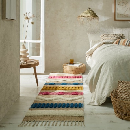 Пътека Медина от натурален юта/многоцветна 60X230 см, Flair Rugs