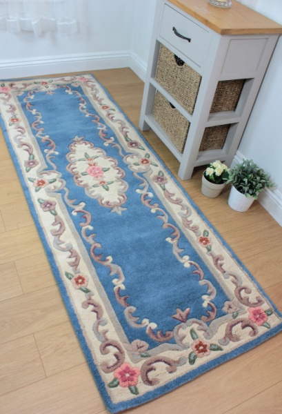 Пътека Aubusson Синя 67X210 см, Flair Rugs
