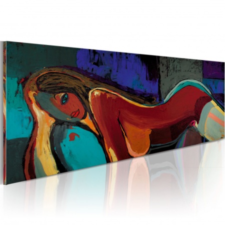 Ръчно рисувана картина - Следобедна дрямка 120x60 см