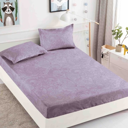 Чаршаф с ластик и 2 калъфки за възглавници Roshan 90x200 cm (Finet)